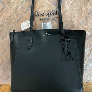 Kate Spade Smooth Leather Kali bag. Black, NWT
